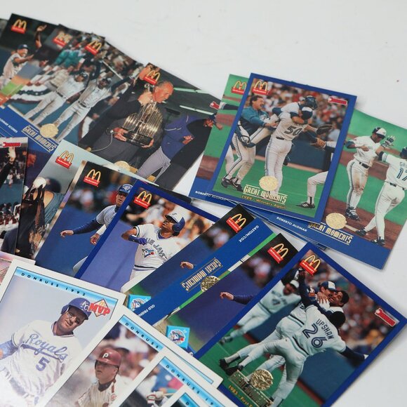 DonRuss Toronto Blue Jay MLB Baseball Cards 92/93 McDonalds Great Moments & MVP - Picture 13 of 14